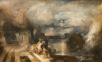  Turner Arte - La separación de Hero y Leandro del paisaje griego de Musaeus Turner